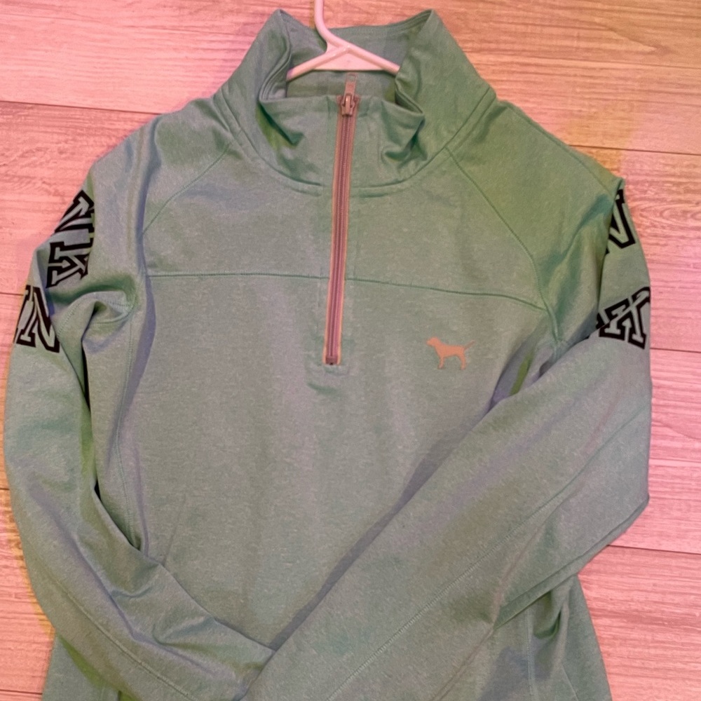 PINK running/workout 1/4 zip